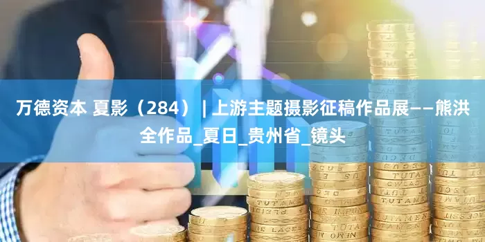 万德资本 夏影（284） | 上游主题摄影征稿作品展——熊洪全作品_夏日_贵州省_镜头